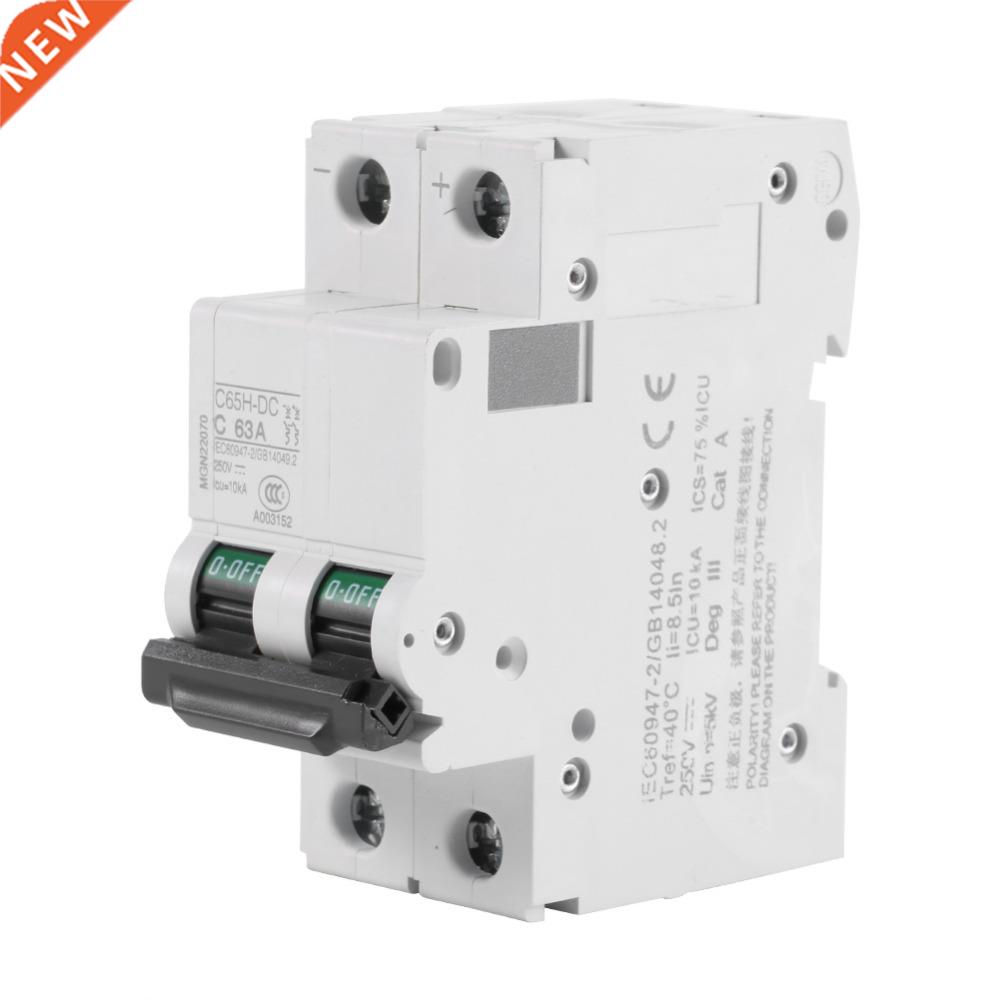 Professional 63A C65H-DC 2P Low-voltage Miniature Circuit Br