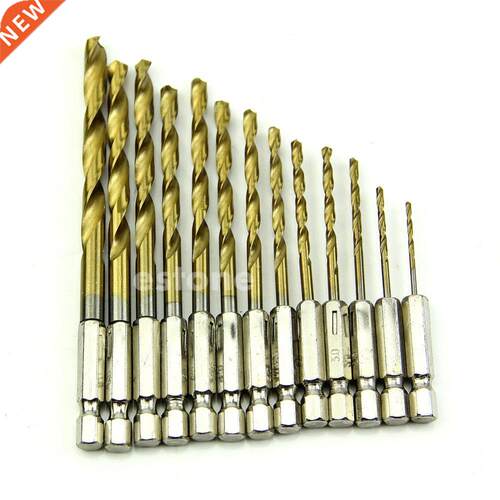 13pc Hex Shank Quick change Cobalt Drill Bit Set Multi BitsF