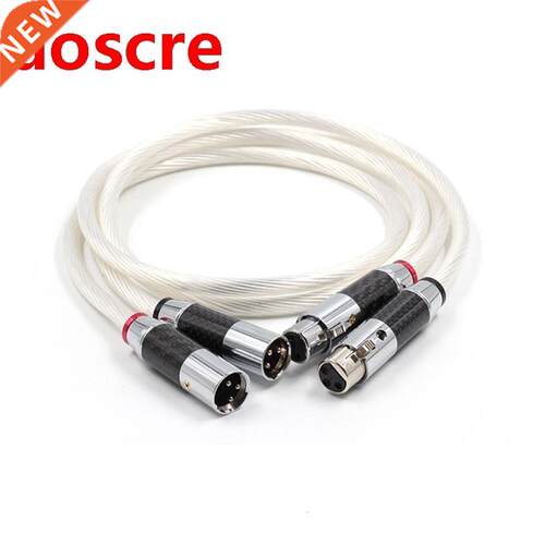 Hifi Pair XLR Cable Pure 7N OCC Silver-Plated Audio Cable Wi