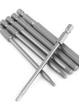 6PCS 100mm Magnetic Screwdriver Bit Set Hexagon Head Tool Bi