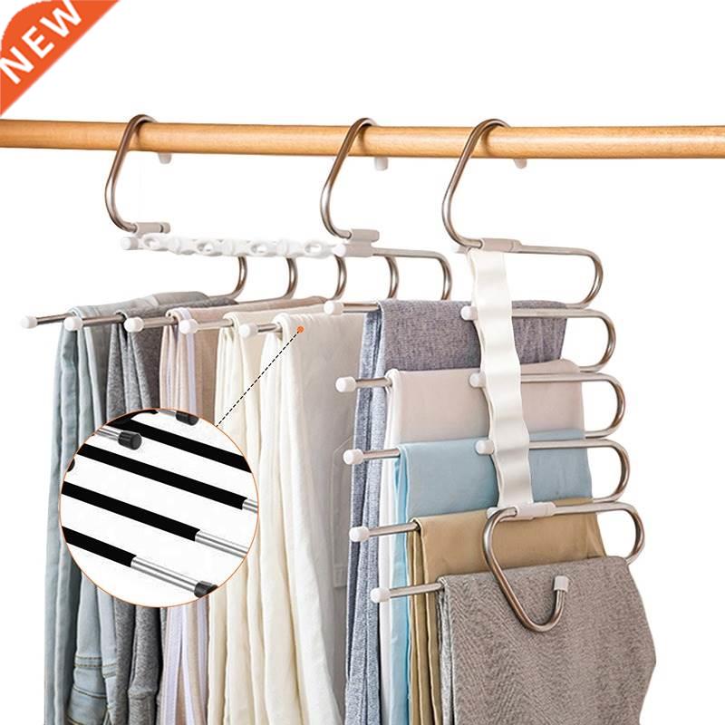 5 in 1 Pant Rack Hanger for Clothes Organizer Multifunction