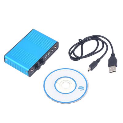 USB External Optical Fiber Sound Cd Supports 5.1-Channel 7