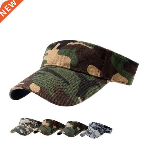 Summer Camouflage Empty Top Suncap Portable Foldable Magic T