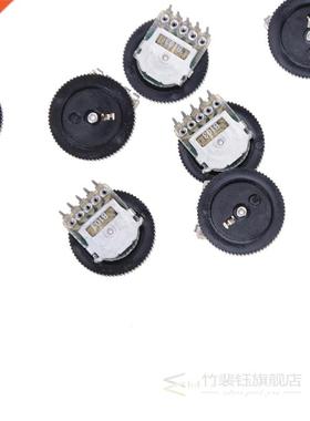 10Pcs B103 16X2mm 10K Ohm Double Dil Tper Volume Wheel Dup