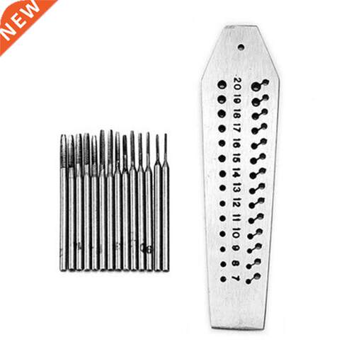 Micro Tap & Die Set with Screw Plate & 14 Taps Alloy