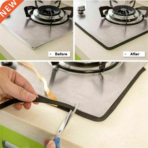 1Rolls 2m Kitchen Gas Stove Gap Sealing Adhesive Tape Anti F
