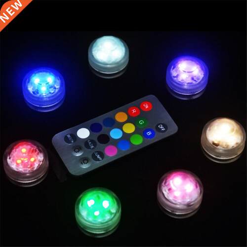 IP68 Waterproof RGB Submersible Light Battery Operated LED U