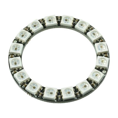 16-Bit RGB LED Ring WS2812 5050 RGB LED + Integrated Drivers