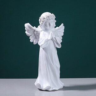 Angel Girl ?Blessing Resin ??Statue Art Figurine Ornament Ho