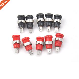 10 PCS m Banana Female Jack Socket Panel Mount Bndng Pos