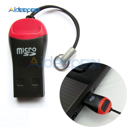 10Pcs USB 2.0 Micro SD SDHC TF Flash Memory Card Reader