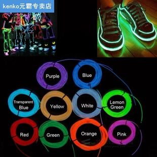 1M/ /5M LED Wire Neon Glow String Strip Light Rope Controlle