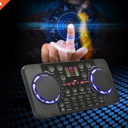 V300 Pro Lve Streamng Sound Card 10 Sound Bluetooth Compat