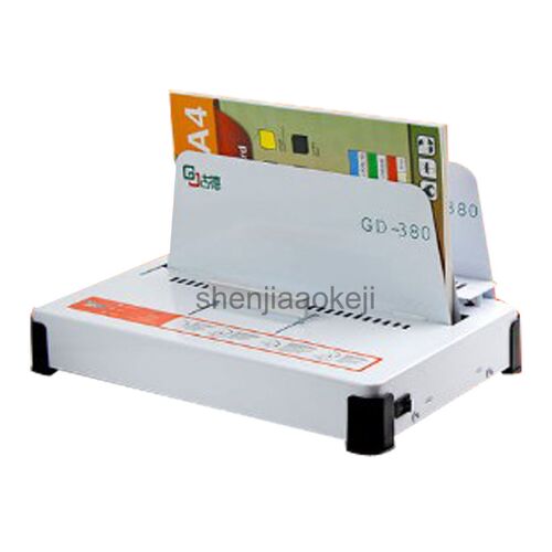 Hot melt binding machine GD380 contract documents A4 book en