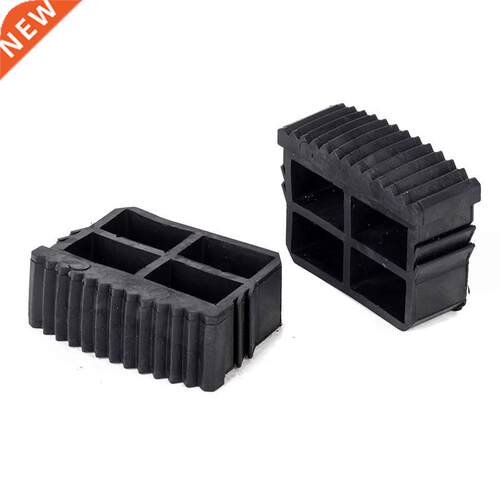 1Pair Black Rubber step ladder feet Anti-Slip Folding Step L