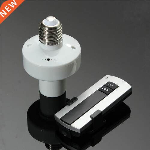 10M E27 Screw Remote Control Bulb Holder Cap Socket SwitchOn
