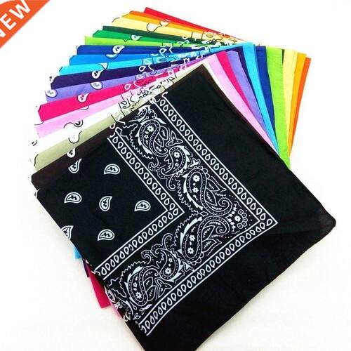Fashion Hip Hop 100% Cotton Bandana Square Scarf 54cm*54cm B
