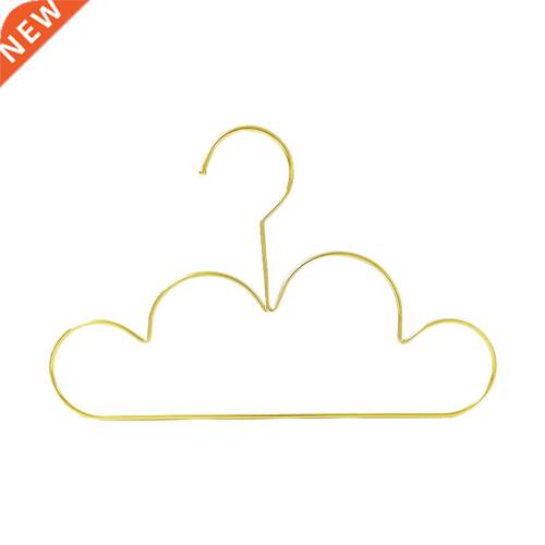 10Pcs Hangers Non Slip Metal Toddlers Clothes Hanger Golden