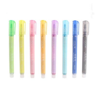 Glitter Marker Pen Double-line Draw Marker Fluorescent Color