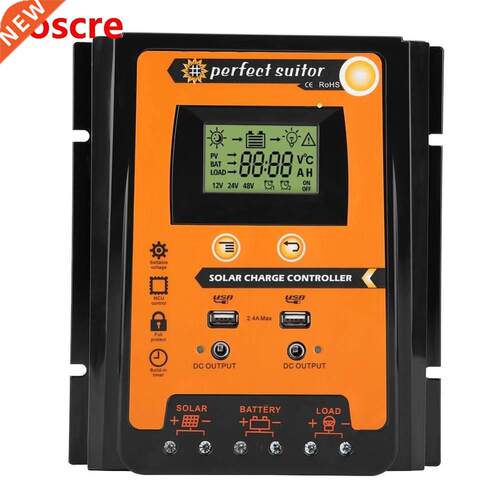 12V/24V 30A50A70A MPPT Solar Charge Controller Solar Panel B