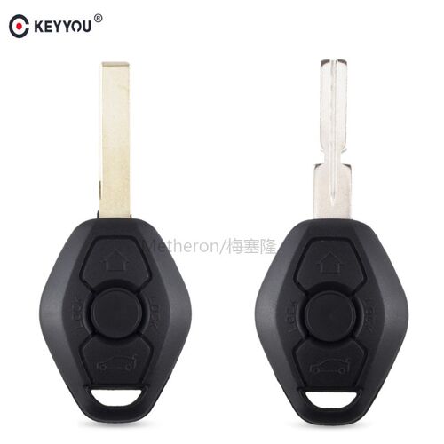Car Key Case For BMW E38 E39 E46 EWS System 3 Button Key Rem