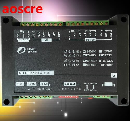 4 channel PT100 temperature acquisition module Thermal resis