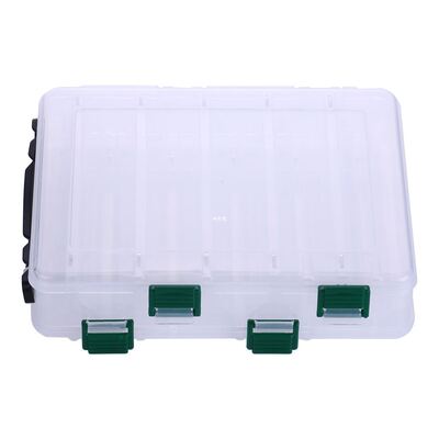 10 Compartment Double Layer Transparent Plastic Case Fishing