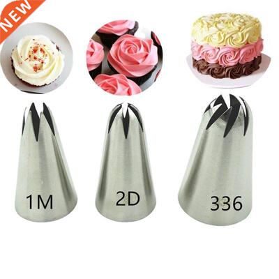 3pcs/set Rose Pastry Nozzles Cake Decorating Tools Flower Ic