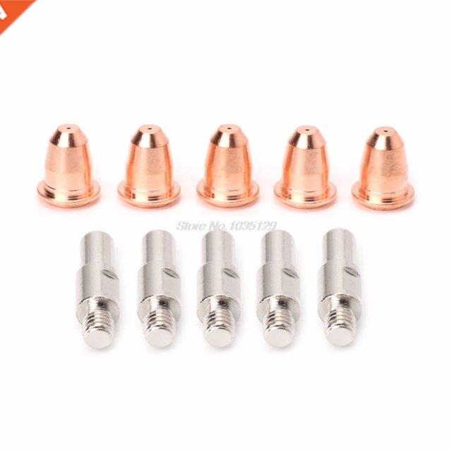 10Pcs/Set S45 Consumables Kit Electrode 0.8mm Nozzle Tip For