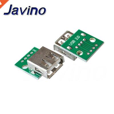 Type A Female USB2.0 To DIP 2.54MM PCB Board Adapter Convert