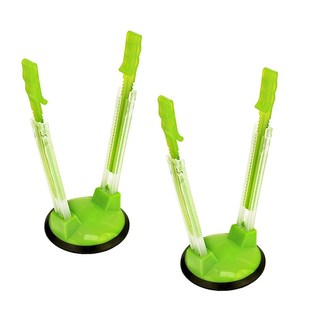 2 Piece Baggy Rack Hands-Free Clip Food Storage Freezer Bagg