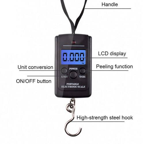 1PCS Mini Electronic Scale Weight Balance LCD Backlight Port