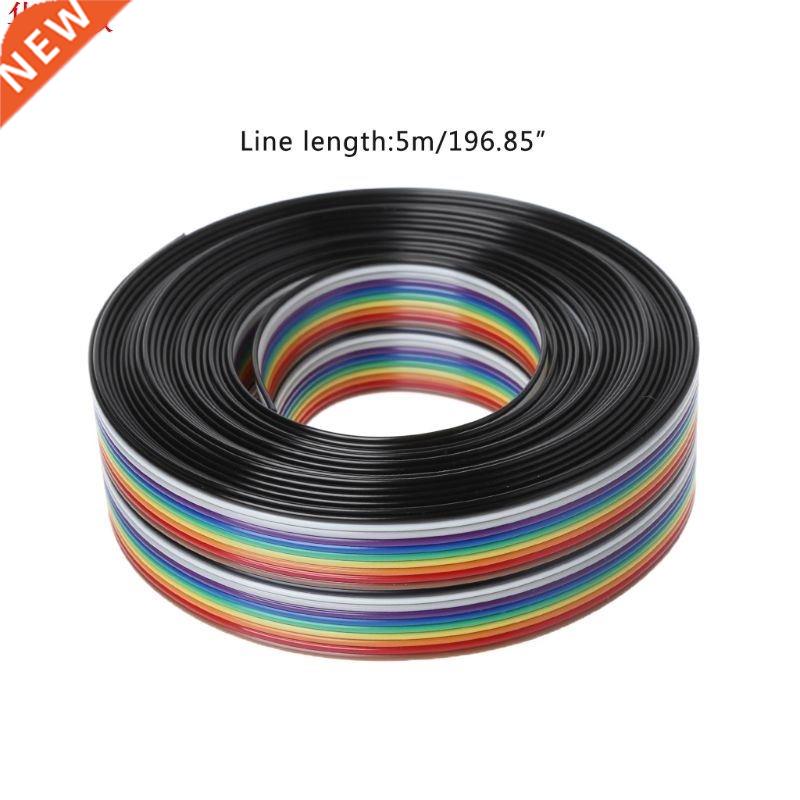 5m Rainbow Cable 20Pin DuPont Wire With 1.27mm Line Pitch Co图片
