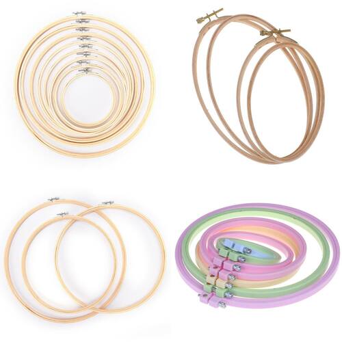 1pc DIY Sewing Embroidery Ring Hoop Tool Embroidery Cross St