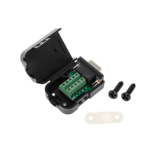 For 1PC DB9 Female RS232 Serial Connector Breakout Board Scr