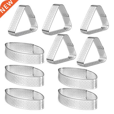 10 Pcs Boat Shape & Triple-cornered Stainless Steel