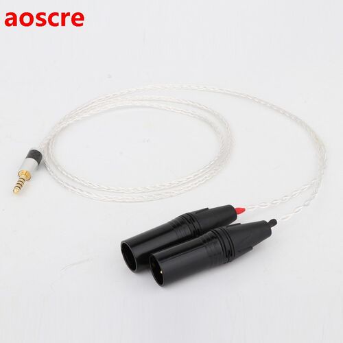 High Quality Preffair 8 Cores Silver Plated 4.4mm Balanced M
