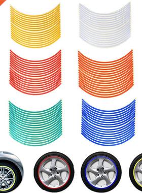 1pc Car Reflective Stickers 18 Inch Wheel Rim Sticker Tire P