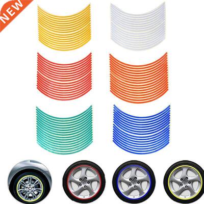1pc Car Reflective Stickers 18 Inch Wheel Rim Sticker Tire P