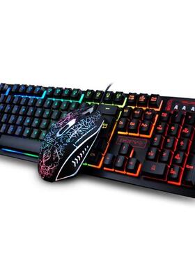 Mechanical Keyboard Wired Backlit Gaming Keyboard 104 Key An