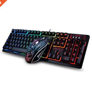 Mechanical Keyboard Wired Backlit Gaming Keyboard 104 Key An