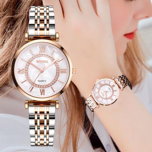 Luxury Crystal Women Bracelet Watches Top Brand Fashion Diam
