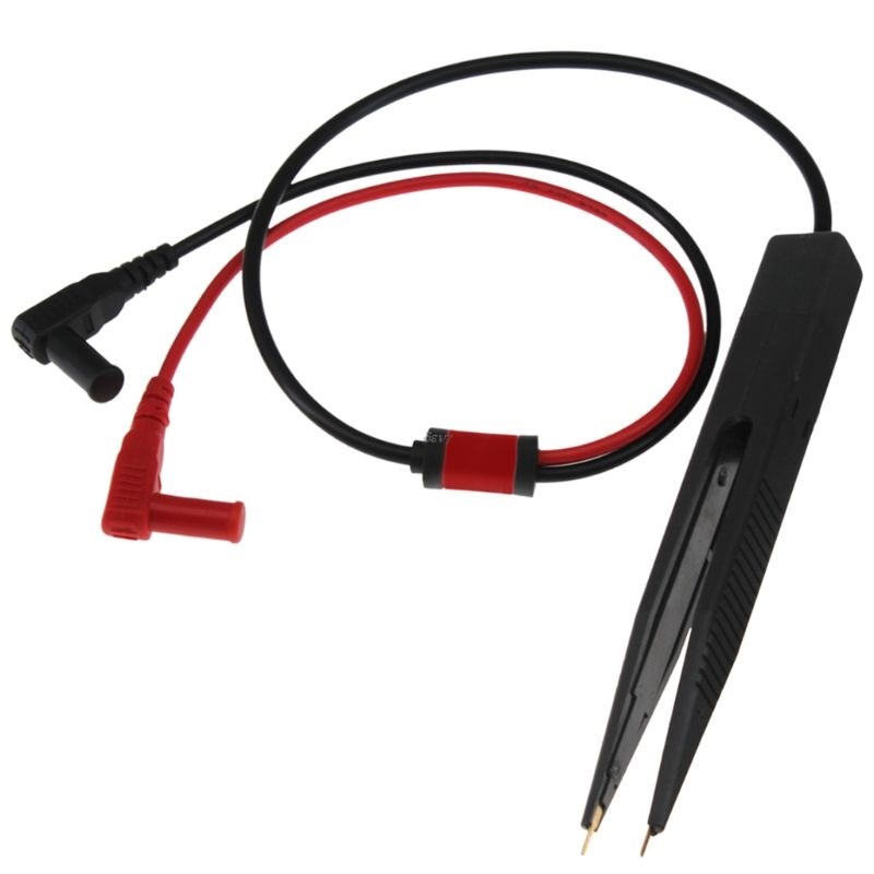 SMT SMD Chip Resistance Test Clip Grip Lead Probe Multimeter