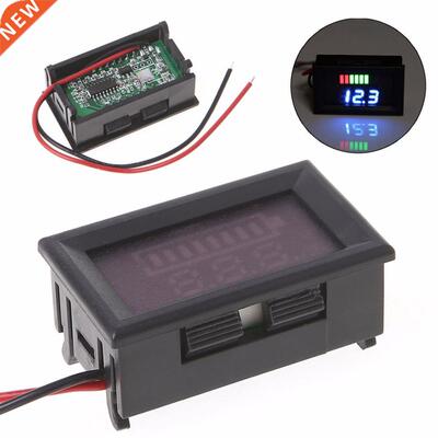 12V Lead-Acid Power Capacity LED Indicator Voltmeter Tester