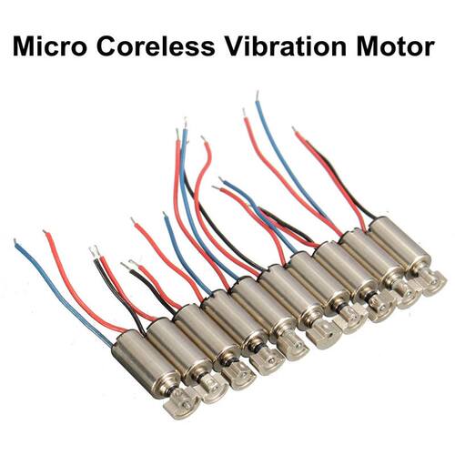 10PCS DC 1.5-V Micro 10x 4x8mm Cell Phone Coreless Vibratio