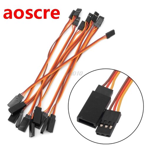 10Pcs 150mm Servo Extension Lead Wire Cable For RC Futaba JR