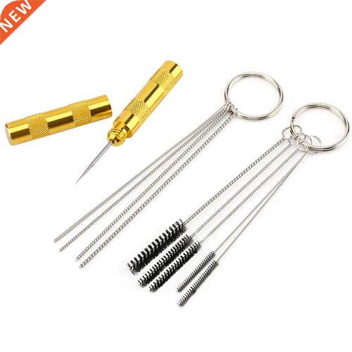 Arival Airbrush Spray Gun Cleaning Kit Mental Needle Brush S