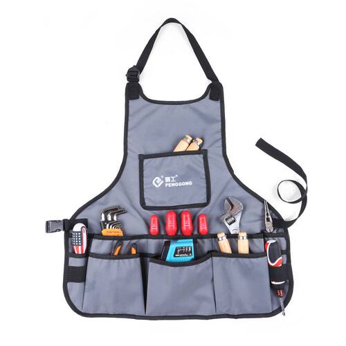 Canvas Garden Tools Apron with Storage Pockets Men Women Gar