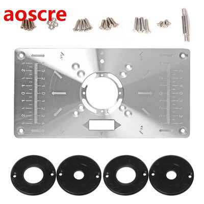 woodworking trimming machine Flip board Insert Plate Aluminu