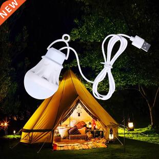LED Lantern Portable Camping Lamp Mini Bulb 5V USB Power Boo